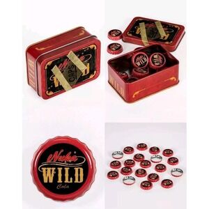 Fallout Nuka Cola Wild Bottle Cap Series Tin For Glass Rocket Figure NEW